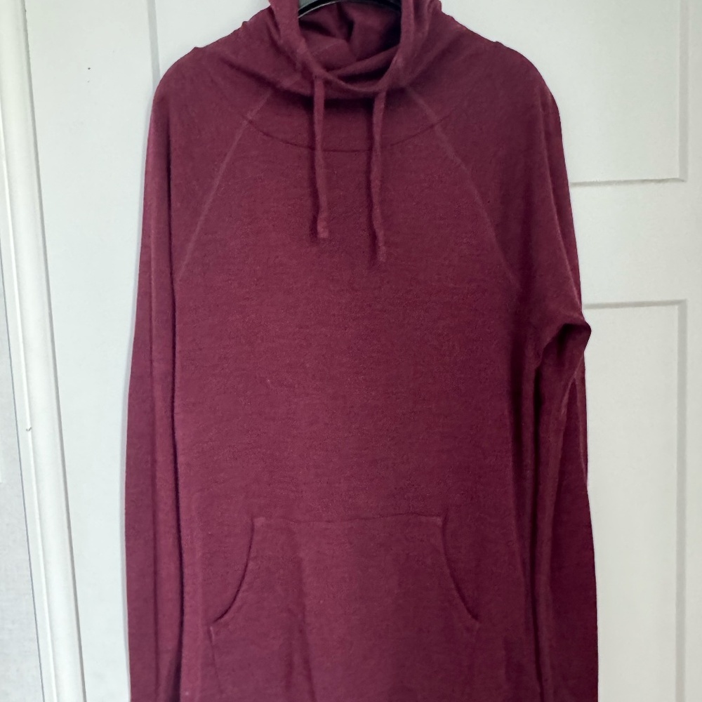 Smartwool Women's Thermal Drape Neck Hoodie, Size Medium